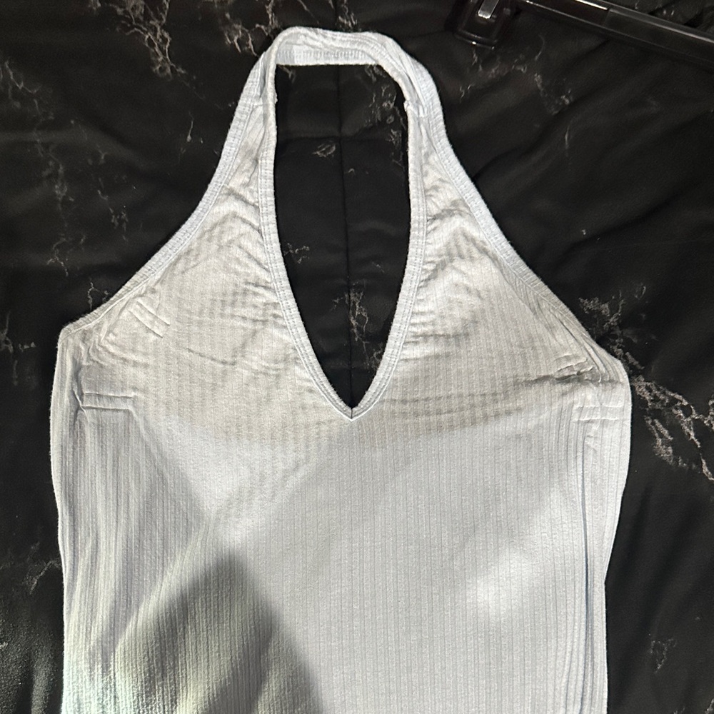 light blue Halter Top